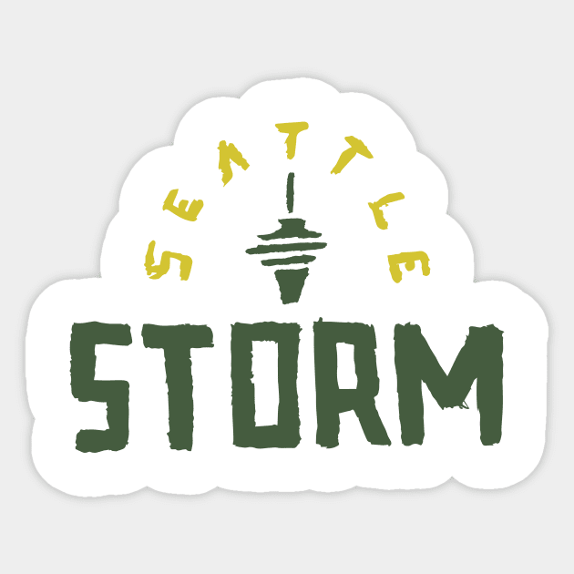 Seattle Stoooorm 17 Sticker by Very Simple Graph